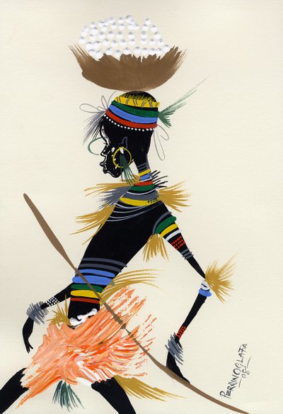 Village Treck 1, 2008 by Oglafa Ebitari Perrin